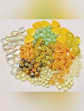 Czech glass loose beads Mix Ladybugs Fruit Jewelry Making